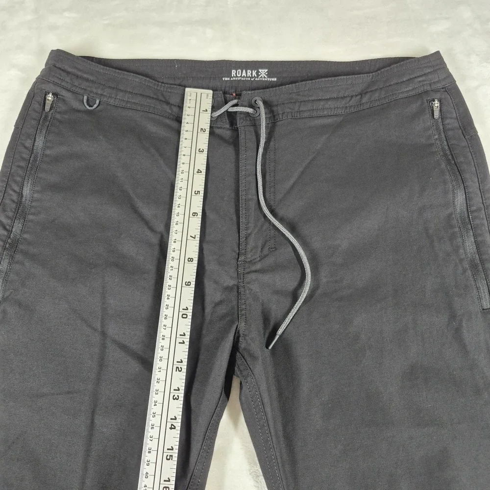 Roark Layover 2.0 Pants Men's 36x30 Black Outdoors Hiking Traveler Comfort RP274